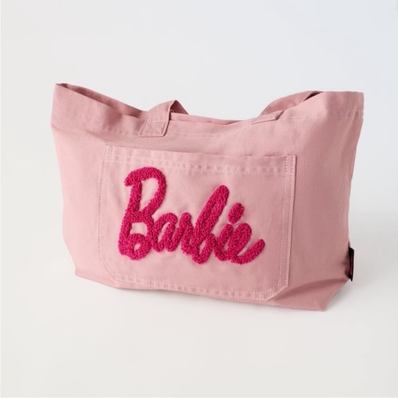 💖NWT Zara x Barbie Pink Bag / Tote💖 - Picture 2 of 10